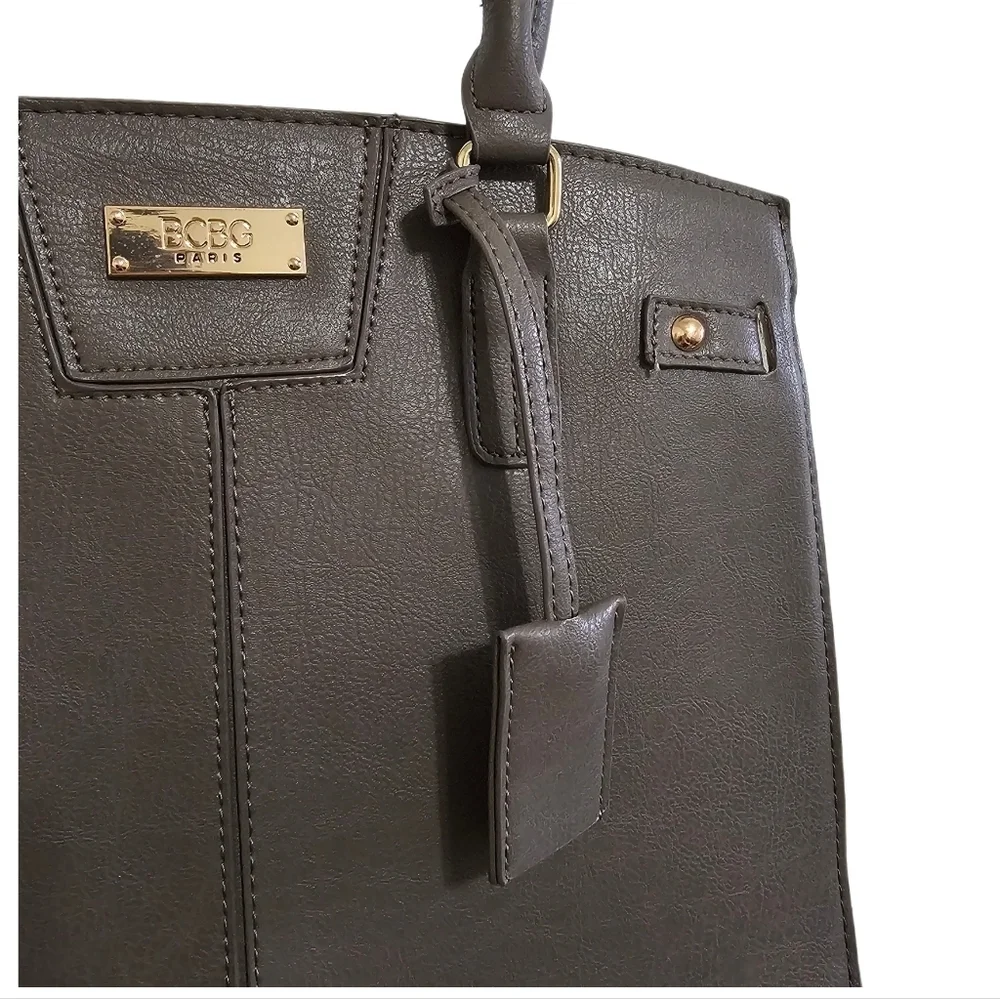 BCBG Paris olive tote shoulder bag
